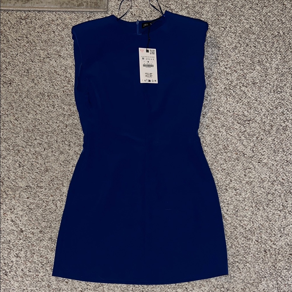 Zara Royal Blue Mini Dress